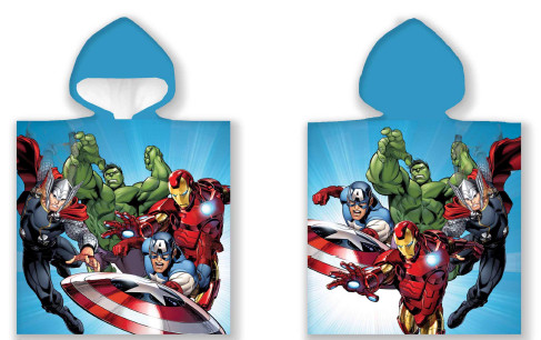Avengers Πετσέτα θαλάσσης πόντσο 50x100cm 5898916