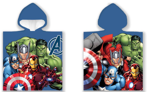 Avengers Πετσέτα θαλάσσης πόντσο 50x100cm 5898914