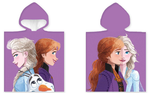 Disney Frozen Purple Πετσέτα θαλάσσης πόντσο 50×100 cm 5873726