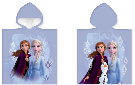 Disney Frozen Πετσέτα θαλάσσης πόντσο 50×100 cm 5898922