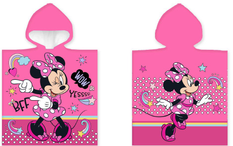 Disney Minnie BFF Πετσέτα θαλάσσης πόντσο 50×100 cm 5873731