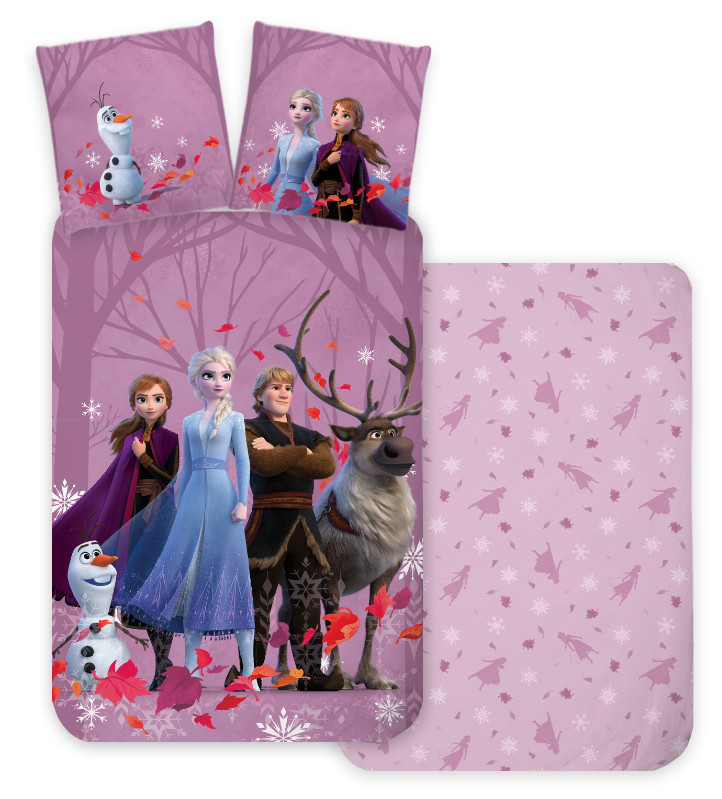 Disney Frozen Gloomy Βρεφικό Βαμβακερό Σετ Παπλωματοθήκης 2 Τεμαχίων 100×135 και 40×60 cm 5899489