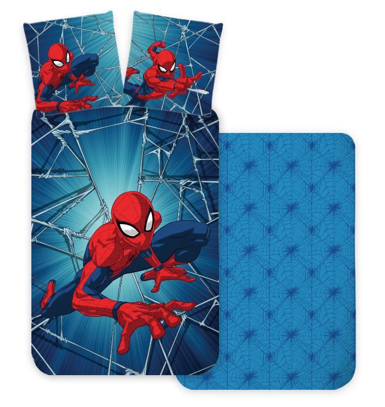 Spiderman Dynamic Βρεφικό Βαμβακερό Σετ Παπλωματοθήκης 2 Τεμαχίων 100×135 και 40×60 cm 5899691
