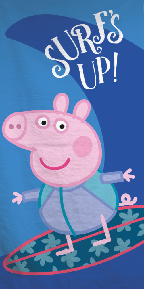 Peppa Pig Surf Πετσέτα Μπάνιου & Θαλάσσης 100% Βαμβάκι 70×140 cm 5898314