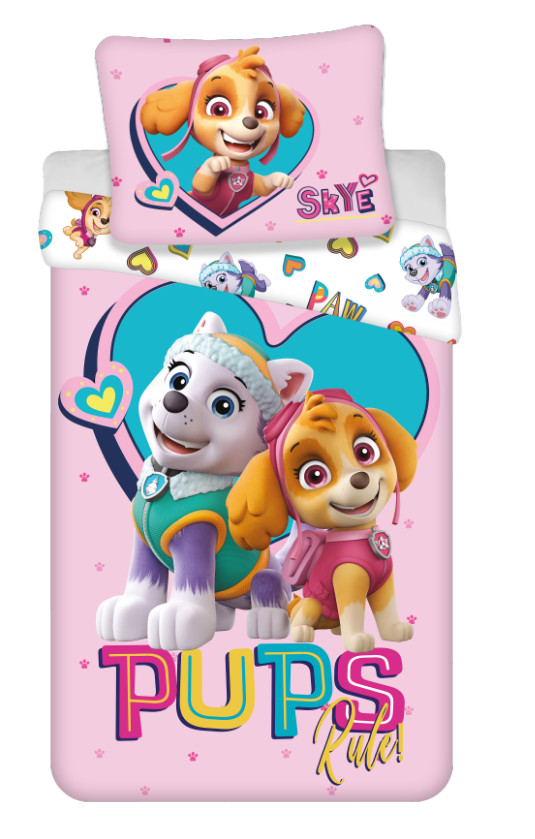 Paw Patrol Pups Rule Σετ Μονή Παπλωματοθήκη Polycotton 2 Τεμαχίων 140×200 και 70×90 cm 5899292