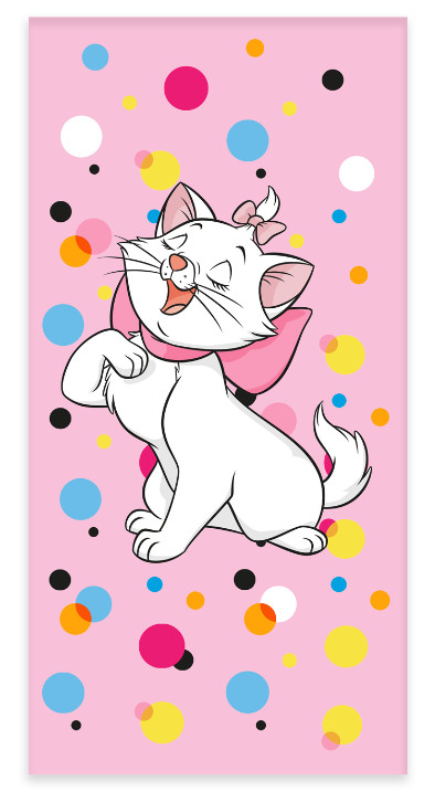 Disney Marie Bubbles Πετσέτα Μπάνιου & Θαλάσσης 100% Βαμβάκι 60×120 cm 5898228