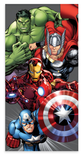 Avengers Assembly Πετσέτα Μπάνιου & Θαλάσσης 100% Βαμβάκι 60×120 cm 5898161