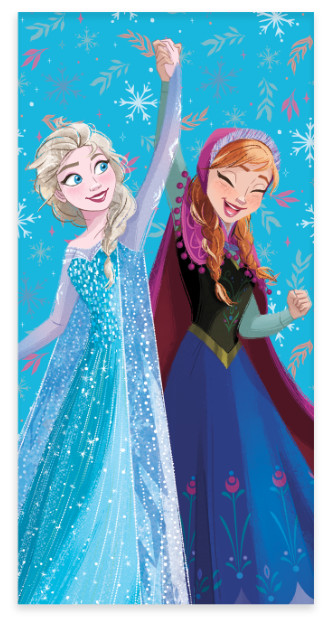 Disney Frozen Cheerfulness Πετσέτα Μπάνιου & Θαλάσσης 100% Βαμβάκι 60×120 cm 5898175