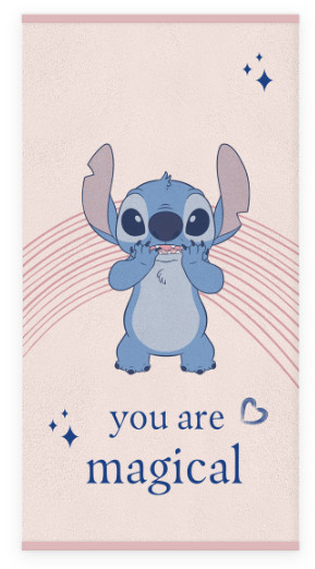 Disney Lilo & Stitch Magical Πετσέτα Μπάνιου & Θαλάσσης 100% Βαμβάκι 60×120 cm 5898197