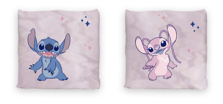 Disney Lilo and Stitch Pink Διακοσμητικό μαξιλάρι 40×40 cm 5897282