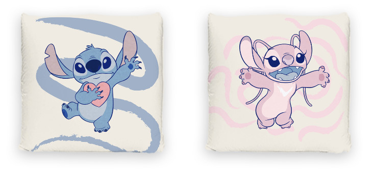 Disney Lilo and Stitch Lovers Διακοσμητικό μαξιλάρι 40×40 cm 5897275