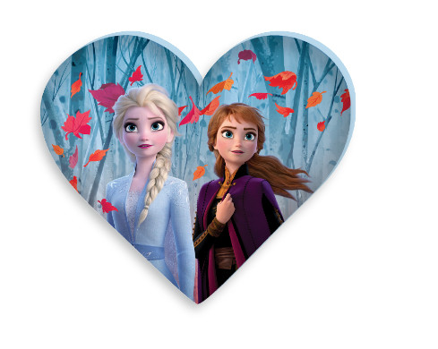 Disney Frozen Leaf Διακοσμητικό μαξιλάρι ειδικού σχήματος 35×30 cm 5872729