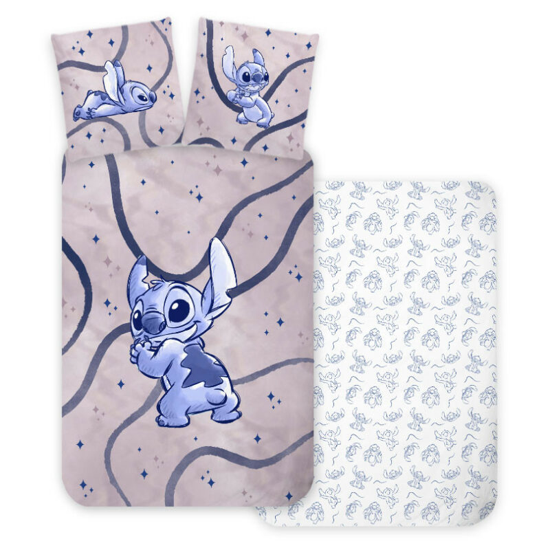 Disney Lilo and Stitch Stellar Waves Βρεφικό Βαμβακερό Σετ Παπλωματοθήκης 2 Τεμαχίων 100×135 και 40×60 cm 5879519