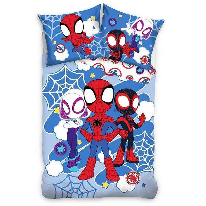 Spiderman Spidey Light Βρεφικό Βαμβακερό Σετ Παπλωματοθήκης 2 Τεμαχίων 100×135 και 40×60 cm 5899695