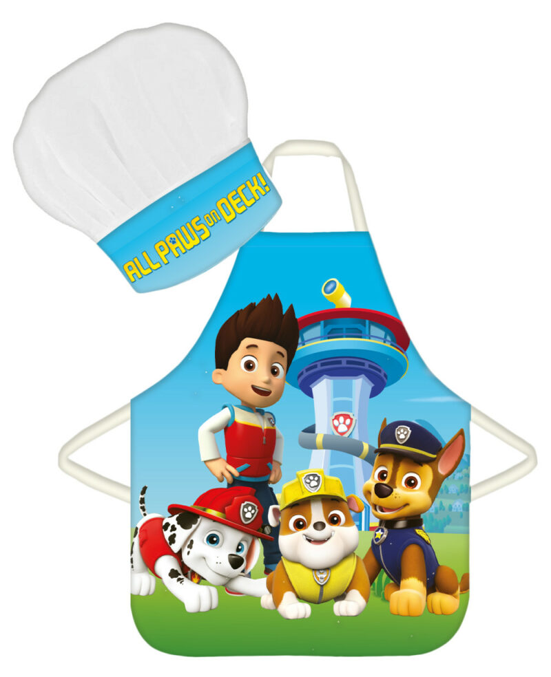 Paw Patrol Paws on Deck Παιδικό Σετ Ποδιάς Μαγειρικής 2 Τεμαχίων Μεγέθη 3 έως 8 ετών 5897816