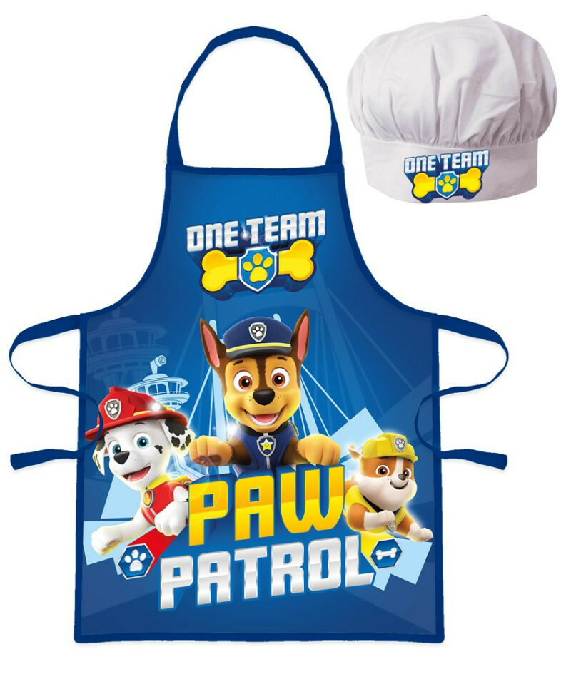 Paw Patrol One Team Παιδικό Σετ Ποδιάς Μαγειρικής 2 Τεμαχίων Μεγέθη 3 έως 8 ετών 5897814