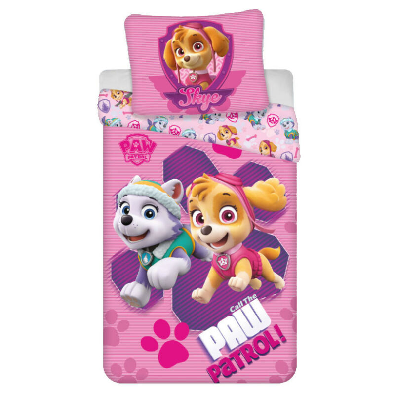 Paw Patrol Call Skye Σετ Μονή Παπλωματοθήκη Βαμβακερή 2 Τεμαχίων 140×200 και 70×90 cm 5873904