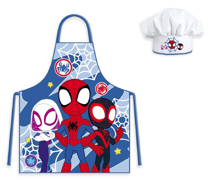Spiderman Spidey Παιδικό Σετ Ποδιάς Μαγειρικής 2 Τεμαχίων Μεγέθη 3 έως 8 ετών 5897828
