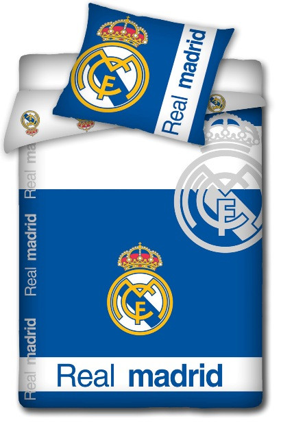 Real Madrid Elite Σετ Μονή Παπλωματοθήκη Βαμβακερή 2 Τεμαχίων 140×200 και 70×90 cm 5900925