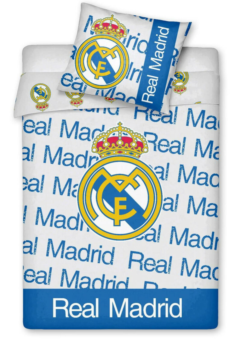 Real Madrid Royal Σετ Μονή Παπλωματοθήκη Βαμβακερή 2 Τεμαχίων 140×200 και 70×90 cm 5900931
