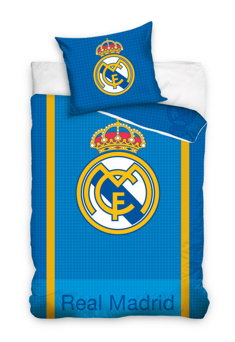Real Madrid Blue Passion Σετ Βαμβακερά Σεντόνια και Παπλωματοθήκη 140×200 cm 5900531