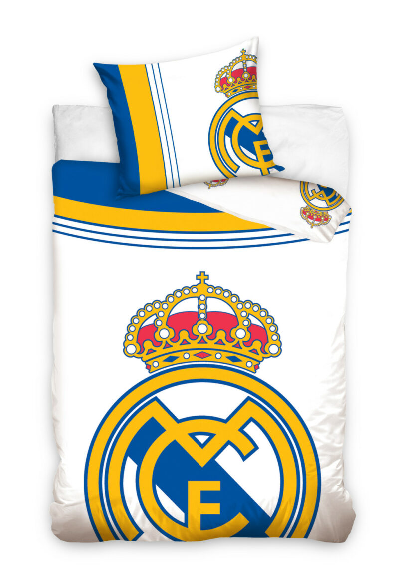 Real Madrid Glory Σετ Μονή Παπλωματοθήκη Βαμβακερή 2 Τεμαχίων 140×200 και 70×90 cm 5900928