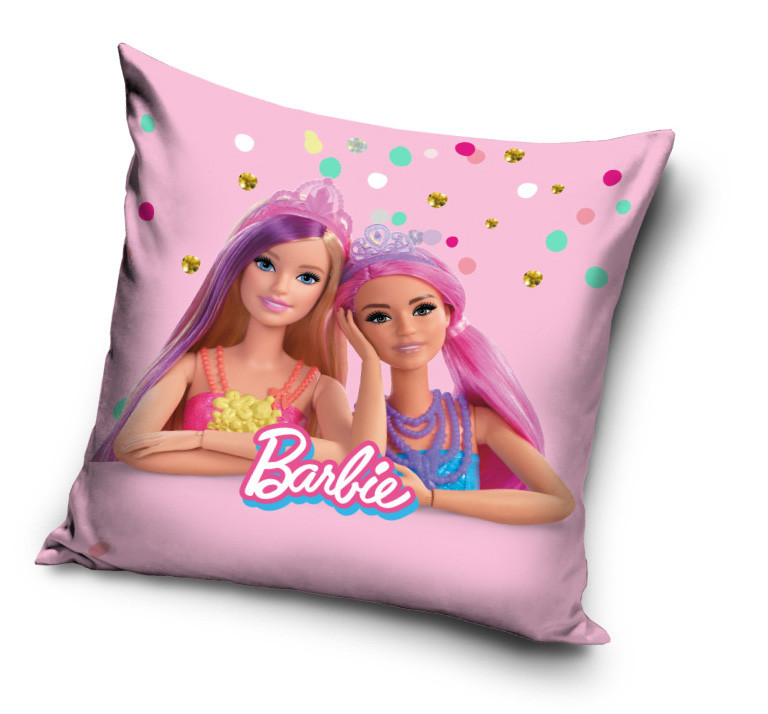 Barbie Friends Παιδική διακοσμητική μαξιλαροθήκη τύπος Βελούδου 40×40 cm 5872455