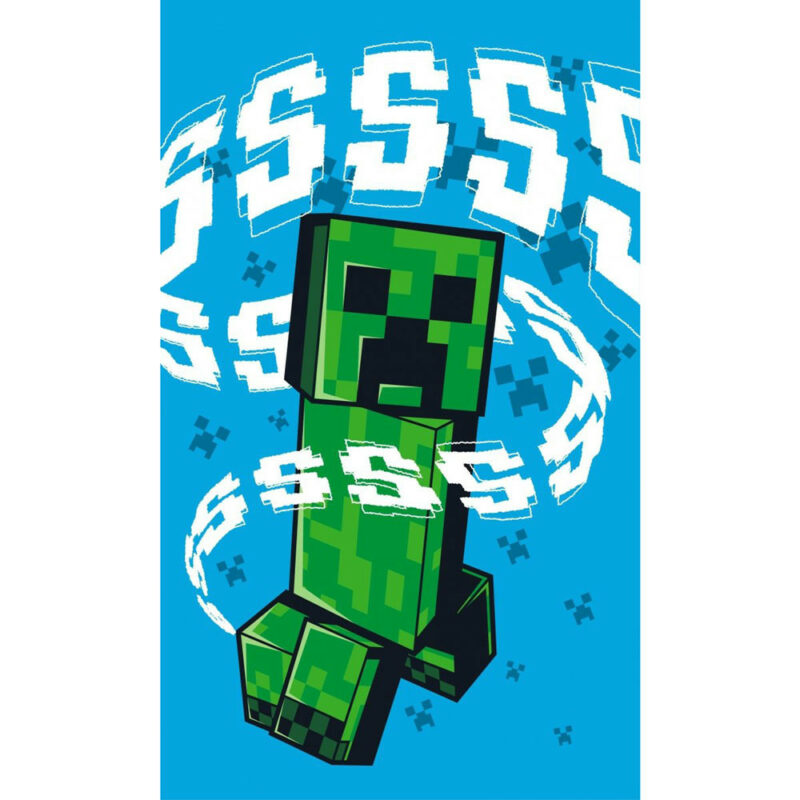 Minecraft Hissing Creeper Παιδική Πετσέτα Χεριών – Προσώπου 30×50 cm 5896574