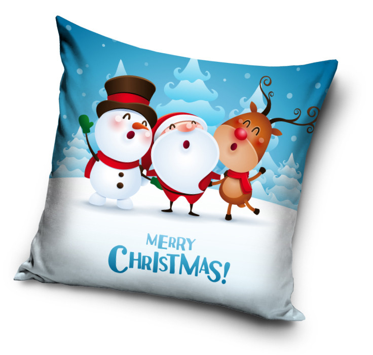 Merry Christmas Μαξιλαροθήκη Διακοσμητική για παιδιά 40×40 cm 5897178