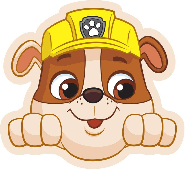 Paw Patrol Rubble Διακοσμητικό μαξιλάρι 40×37 cm 5885268
