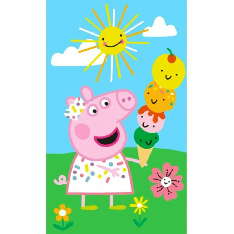 Peppa Pig Summer Time Παιδική Πετσέτα Χεριών – Προσώπου 30×50 cm 5872441