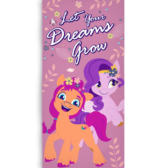 My Little Pony Dreams Grow Πετσέτα Μπάνιου & Θαλάσσης 100% Βαμβάκι 70×140 cm 5881430
