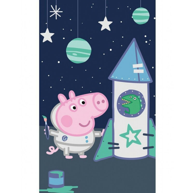 Peppa Pig Space Παιδική Πετσέτα Χεριών – Προσώπου 30×50 cm 5872439