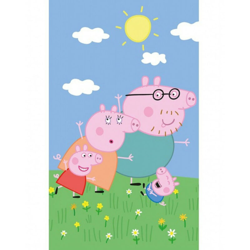 Peppa Pig Family Παιδική Πετσέτα Χεριών – Προσώπου 30×50 cm 5896576