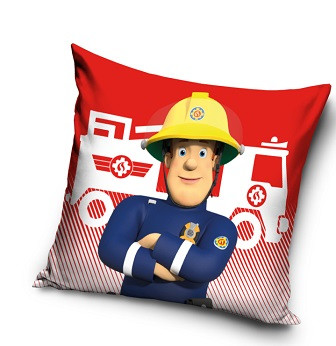 Fireman Sam Red Παιδική διακοσμητική μαξιλαροθήκη 40×40 cm Βελούδο 5885166