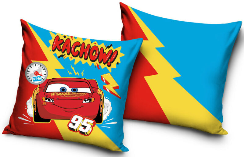 Disney Cars Thunder Παιδική διακοσμητική μαξιλαροθήκη 40×40 cm Βελούδο 5885033