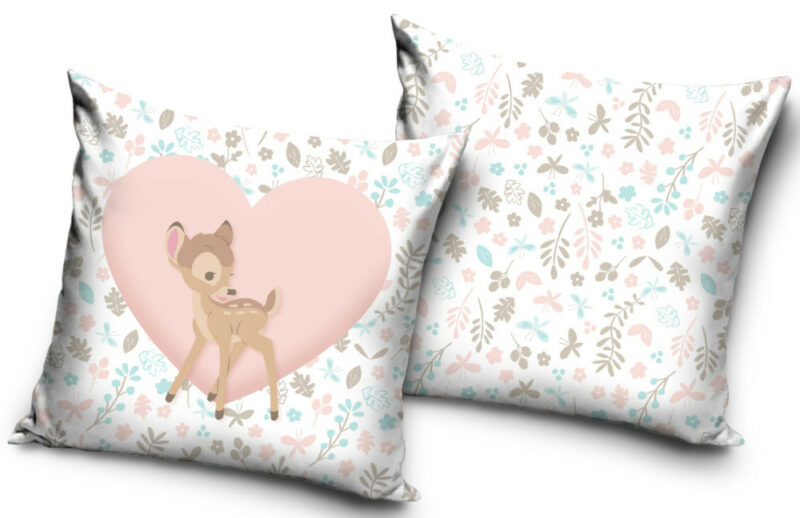Disney Bambi Love Διακοσμητική Μαξιλαροθήκη 40×40 εκ. με Βελούδινη Υφή 6040947