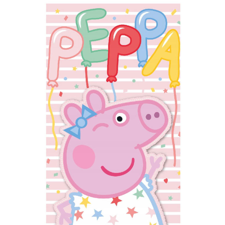 Peppa Pig Party Παιδική Πετσέτα Χεριών – Προσώπου 30×50 cm 5896583