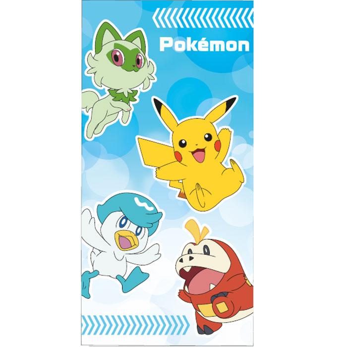 Pokémon Generation 9 Πετσέτα Μπάνιου & Θαλάσσης 100% Βαμβάκι 70×140 cm 5881446