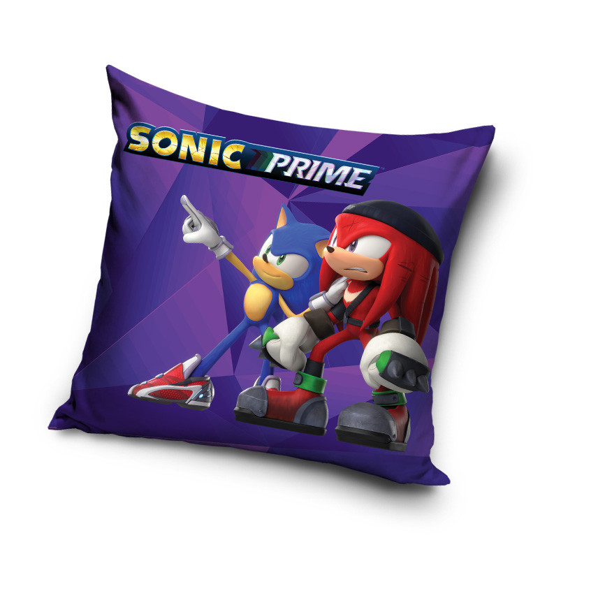 Sonic the Hedgehog Mission Μαξιλαροθήκη Διακοσμητική για παιδικό δωμάτιο 40x40 cm τύπος Βελούδου