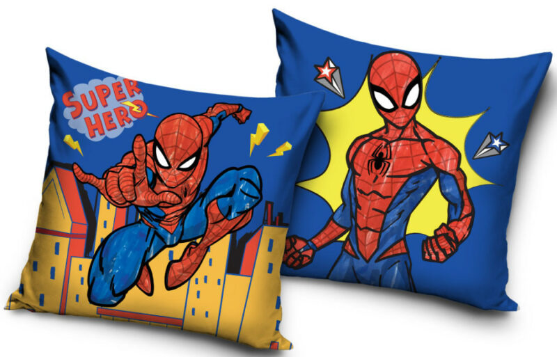 Spiderman Super Hero Παιδική διακοσμητική μαξιλαροθήκη τύπος Βελούδου 40×40 cm 5867629