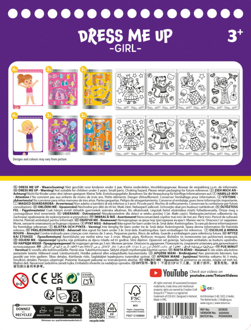Colour Girl Σετ Παιχνιδιού Μεταμφίεσης 5902783