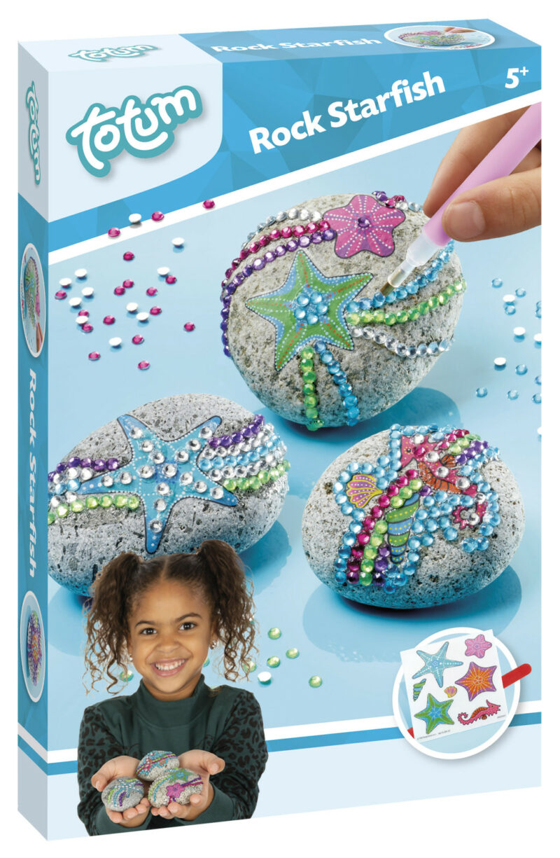 Colour Starfish Σετ Διακόσμησης Βότσαλων με Αυτοκόλλητα 5903206