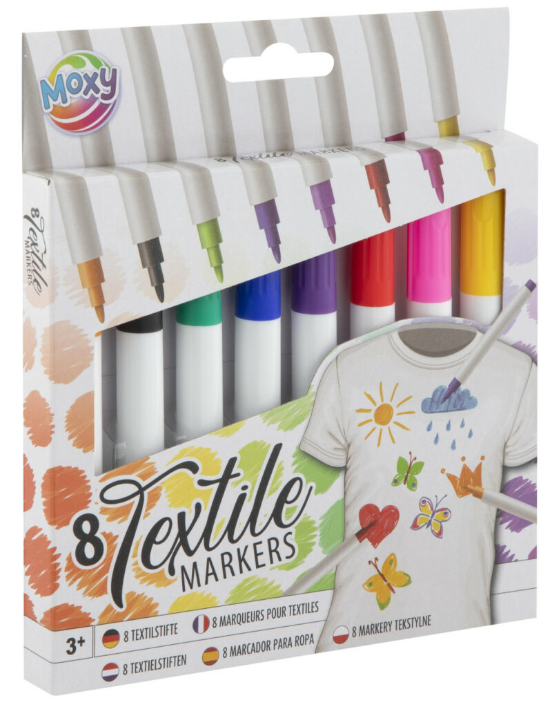 Colour Moxy set of 8 textile markers 5977189