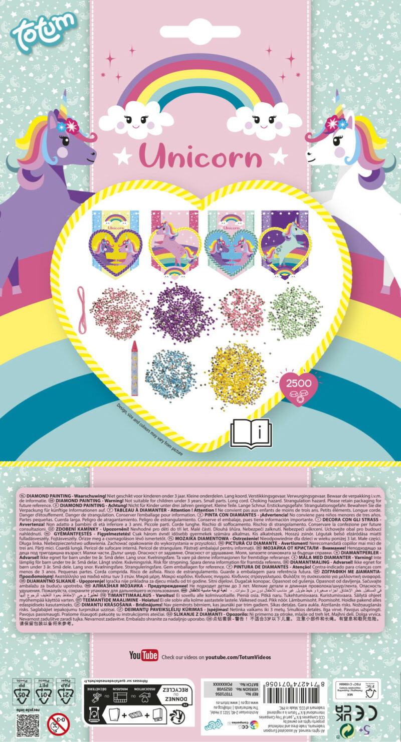 Unicorn Heart diamond Σετ Γιρλάντας με Διακοσμητικά 5902898