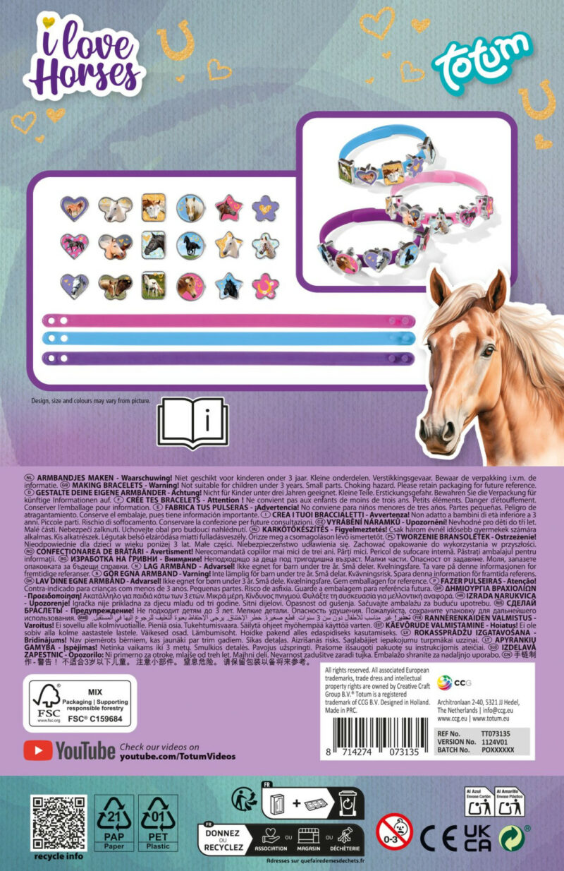 Horses Love Σετ Κατασκευής Βραχιολιών 5902734
