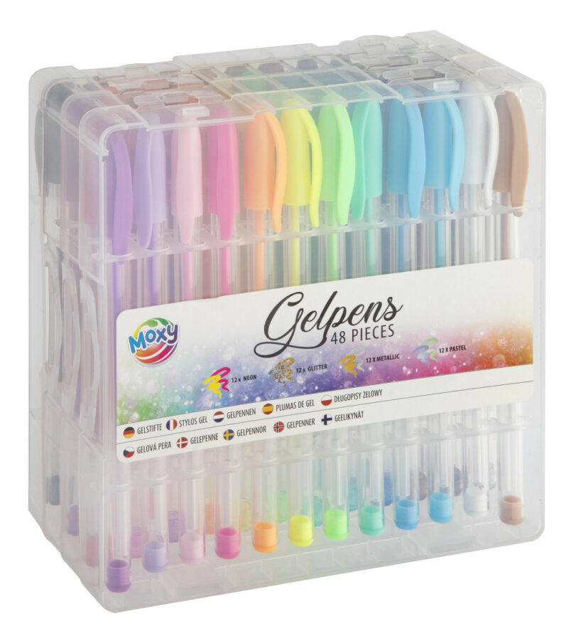 Colour Moxy 48-piece gel pen set in box 5977193