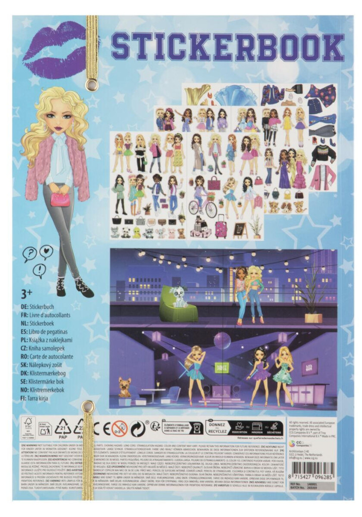 Colour Besties Dress-up play set with stickers 5976552