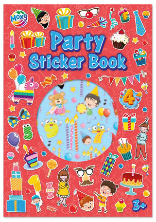 Colour Fun Red Party Red Fun Σετ Αυτοκόλλητων 8 Φύλλων 15×21 cm 5904172