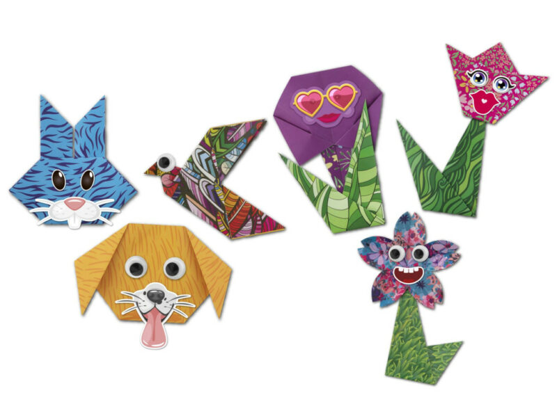Colour Flowers origami flowers with accessories 5976685